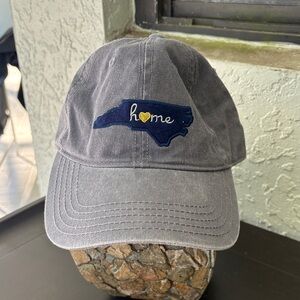 Baseball Hat North Carolina HOME FREE Adjustable w Blue State Patch